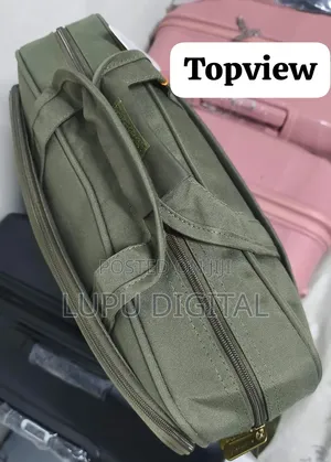 *Multi-Pocket Briefcase Canvas Travel Duffel Bag