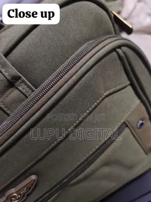 *Multi-Pocket Briefcase Canvas Travel Duffel Bag