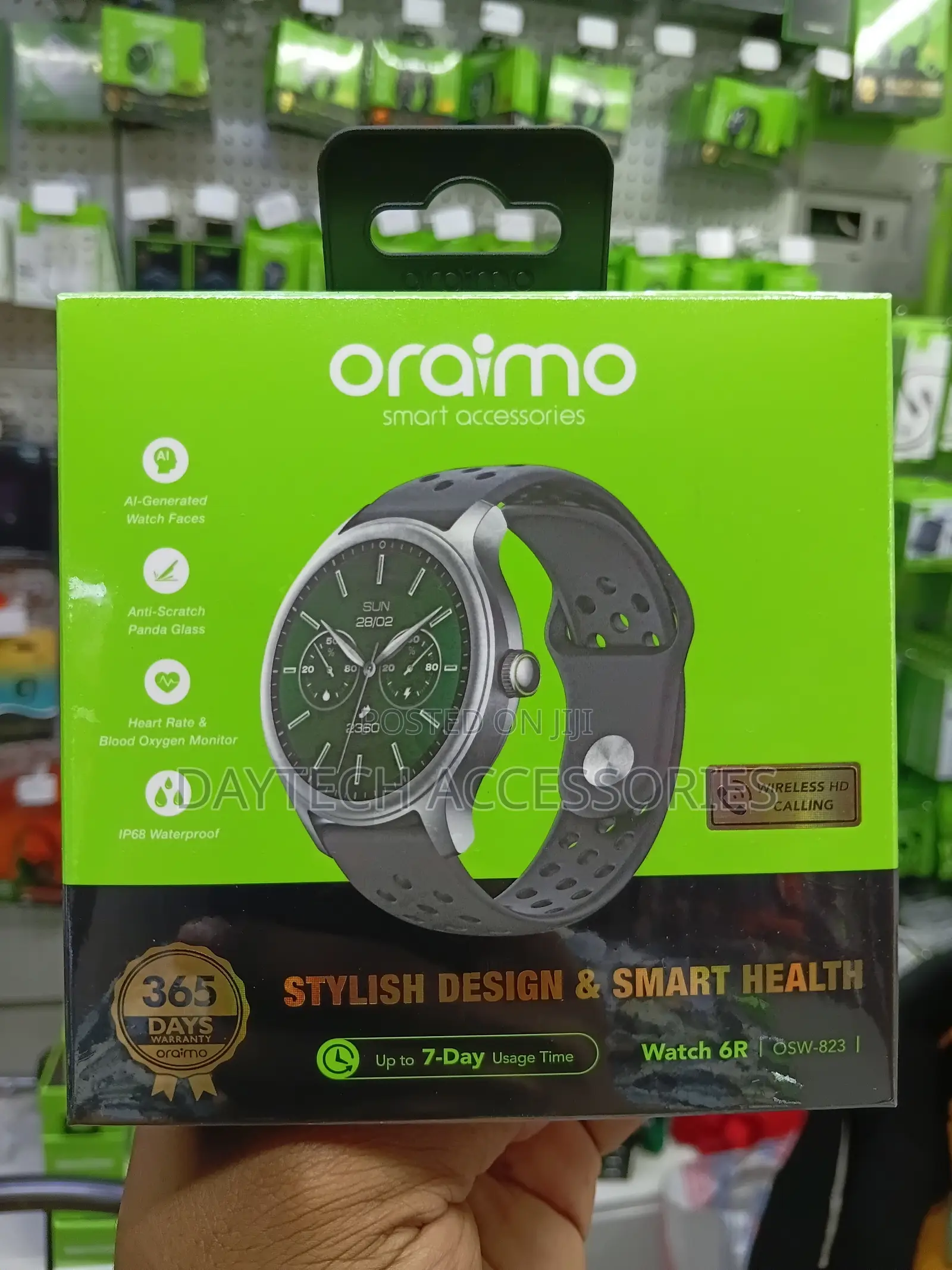 Oraimo Watch 6R 1.39'' Anti-Scratch IP68 Smart Watch