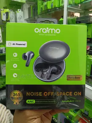 Oraimo SpaceBuds 2 True Wireless Earbuds -Black