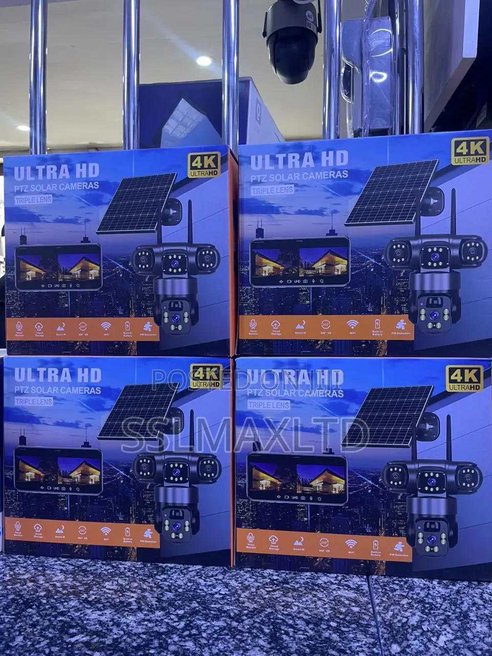 Triple Lens Solar Camera