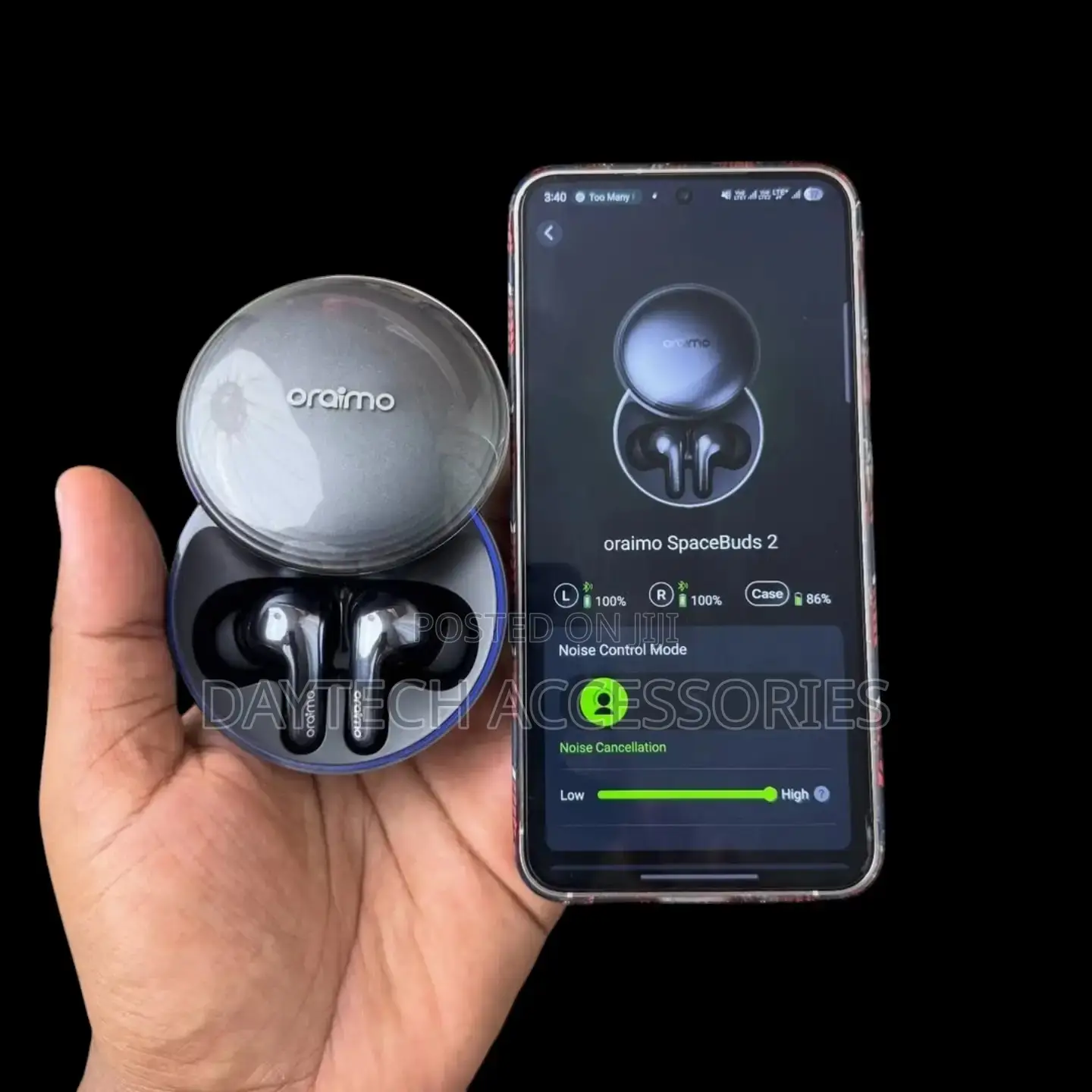 Oraimo Spacebuds 2 Ai Powered Earbuds OTW-631.