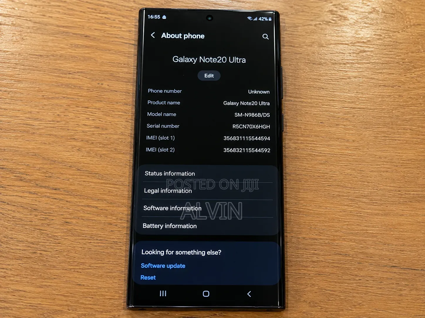 Samsung Galaxy Note 20 Ultra 5G 128 GB Black