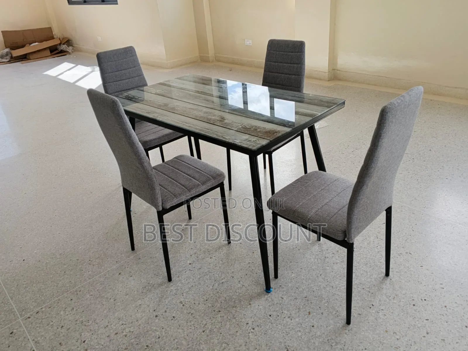 Glass Dining Table 4 - Seater