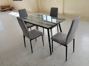 Glass Dining Table 4 - Seater