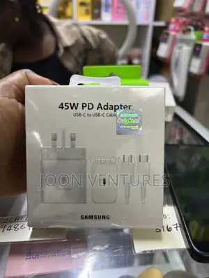 Samsung 45w PD Charging Adapter With C-toC Cable