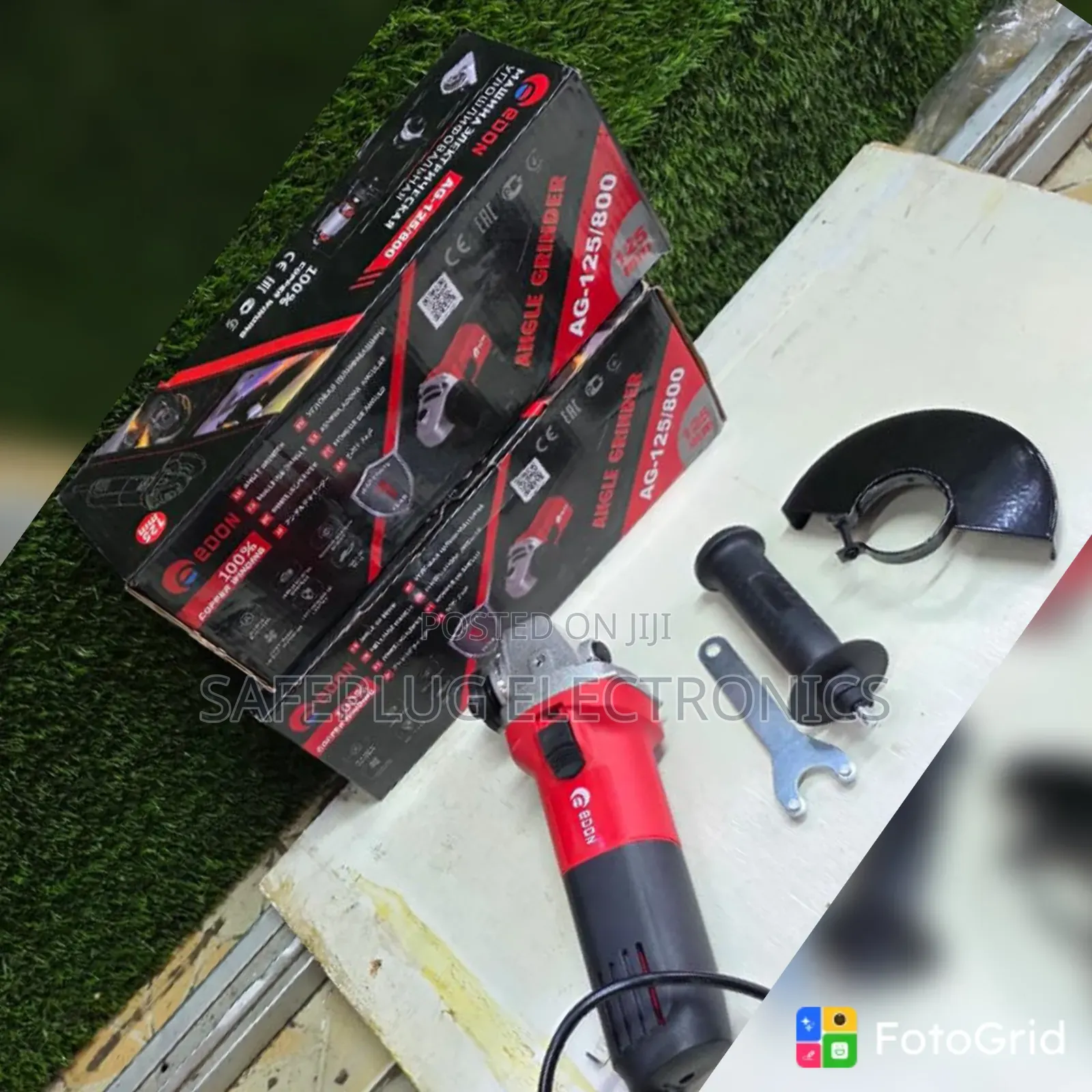 Edon 4′′ 800W Electric Angle Grinder – Compact Workshop Power Tool