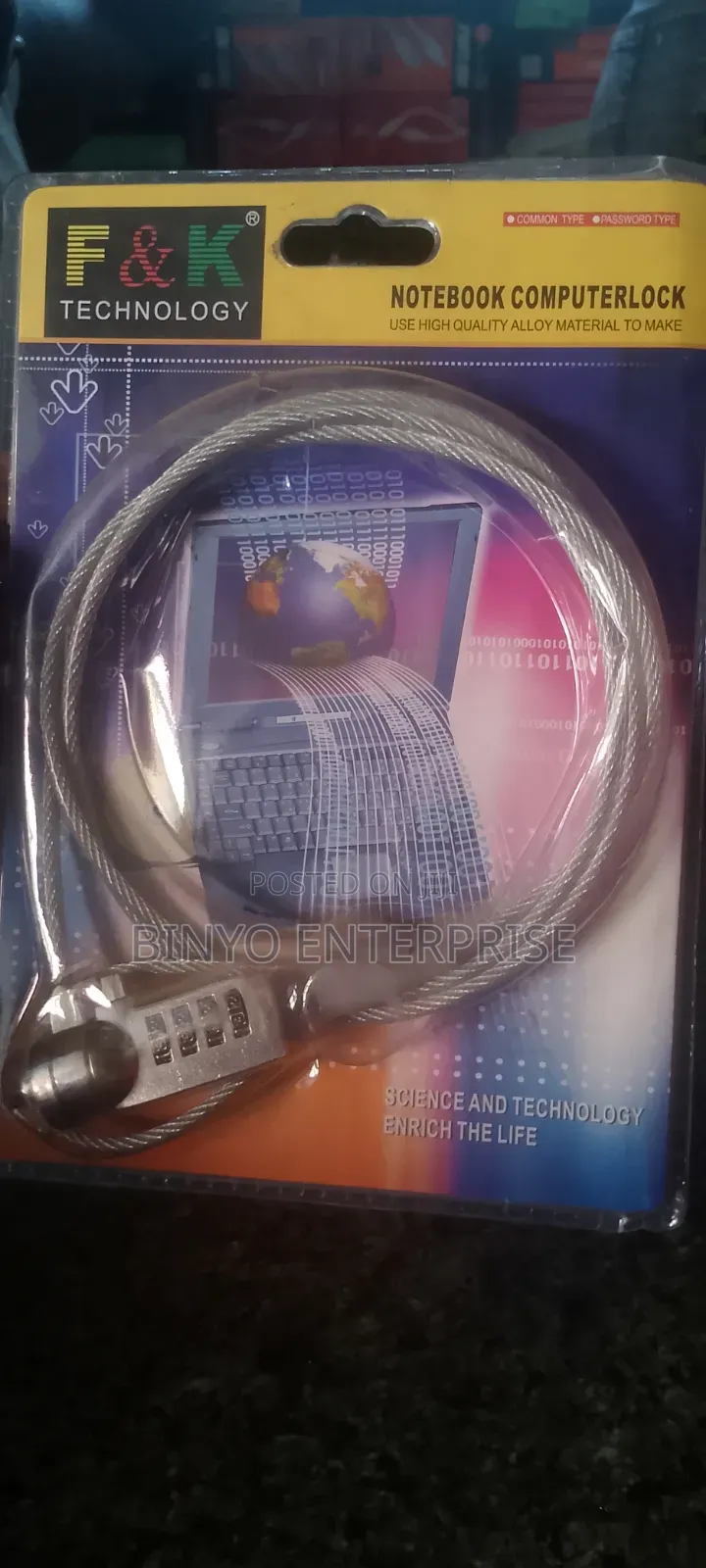 Notebook Computer Lock