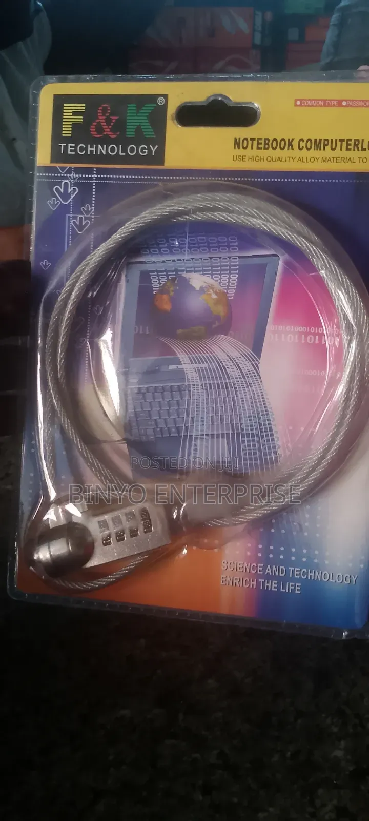 Notebook Computer Lock