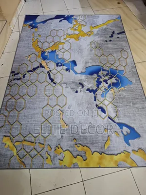 3D Carpet 5*8 – Modern Greek Key Design