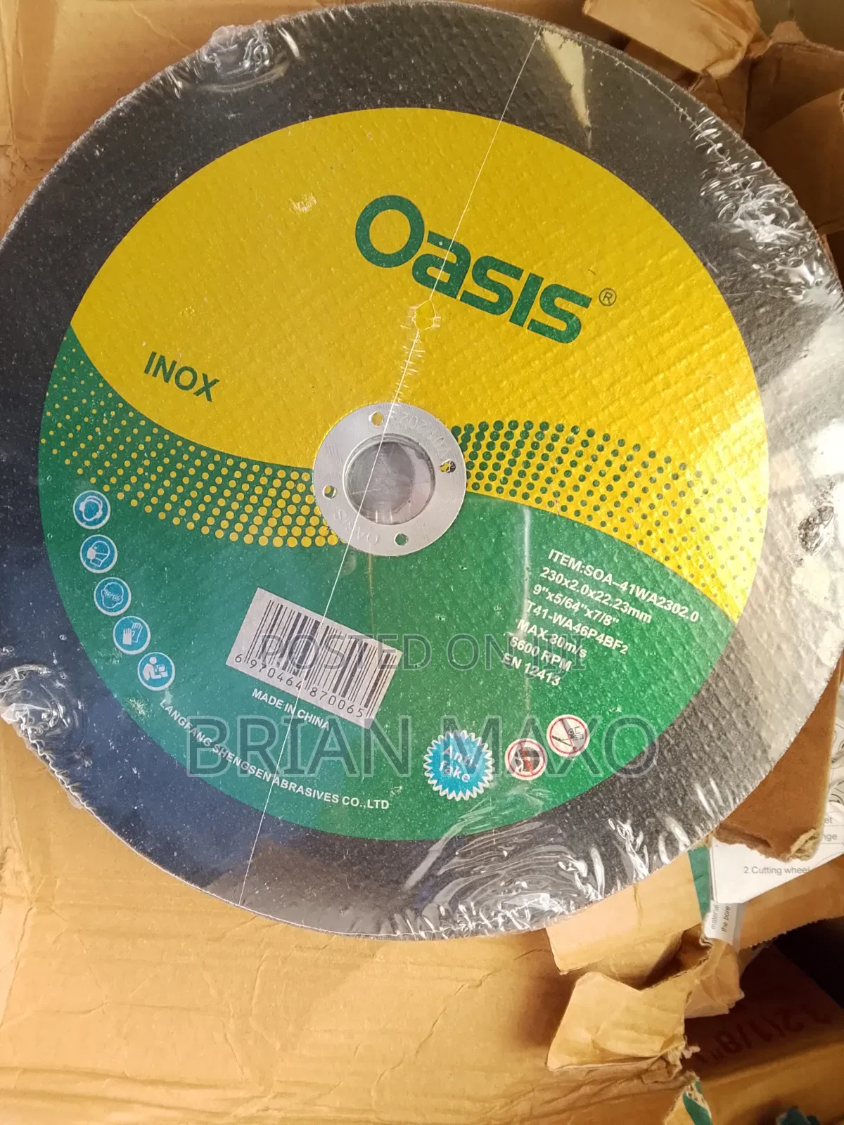 Oasis Cutting Disk
