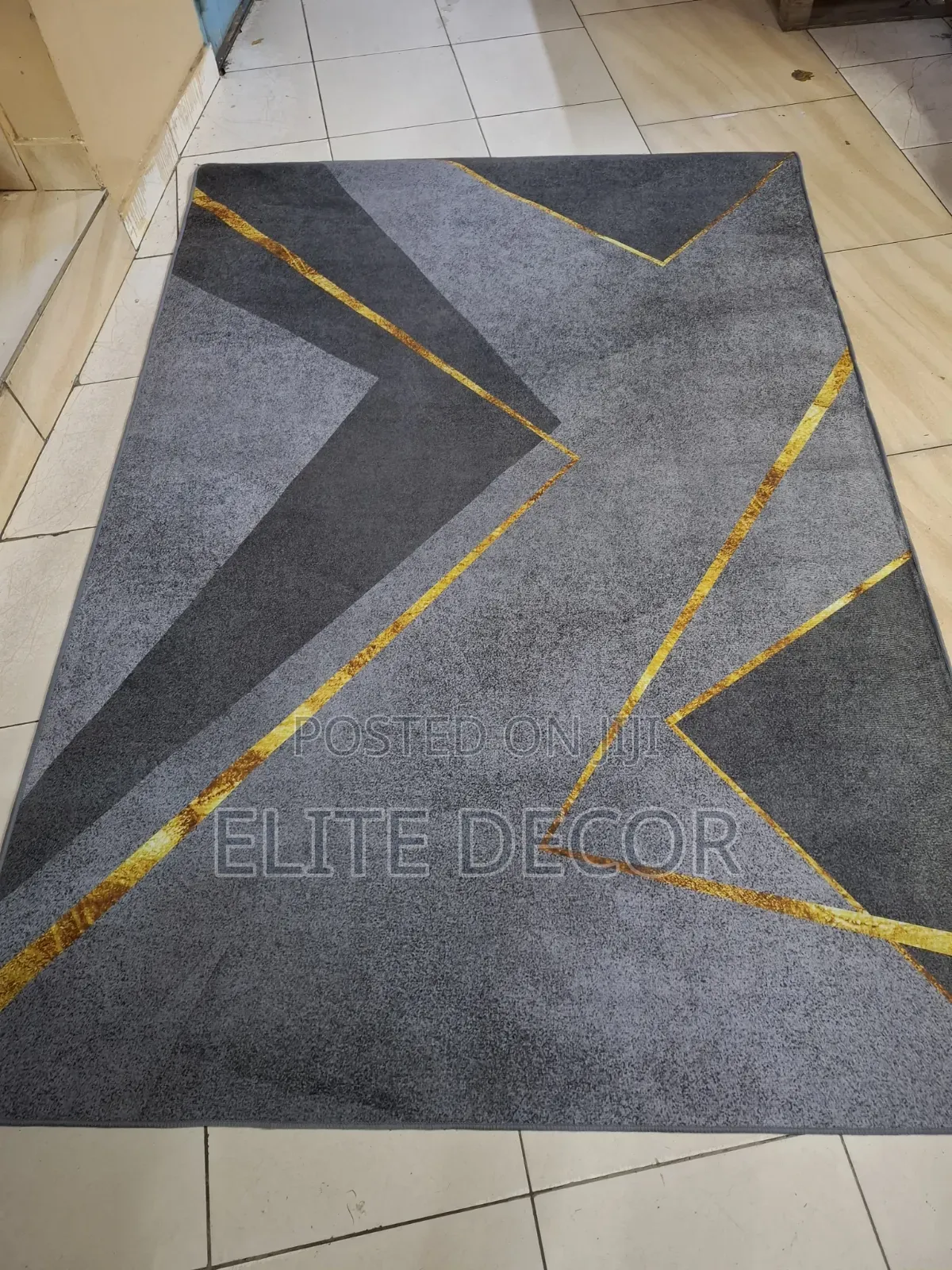 3D Carpet 5*8 – Modern Greek Key Design
