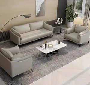 Office Sofa : 5-Seater Office Reception Lounge Sofa