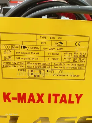 K-Max Italy 530ah Mobile Battery Charger
