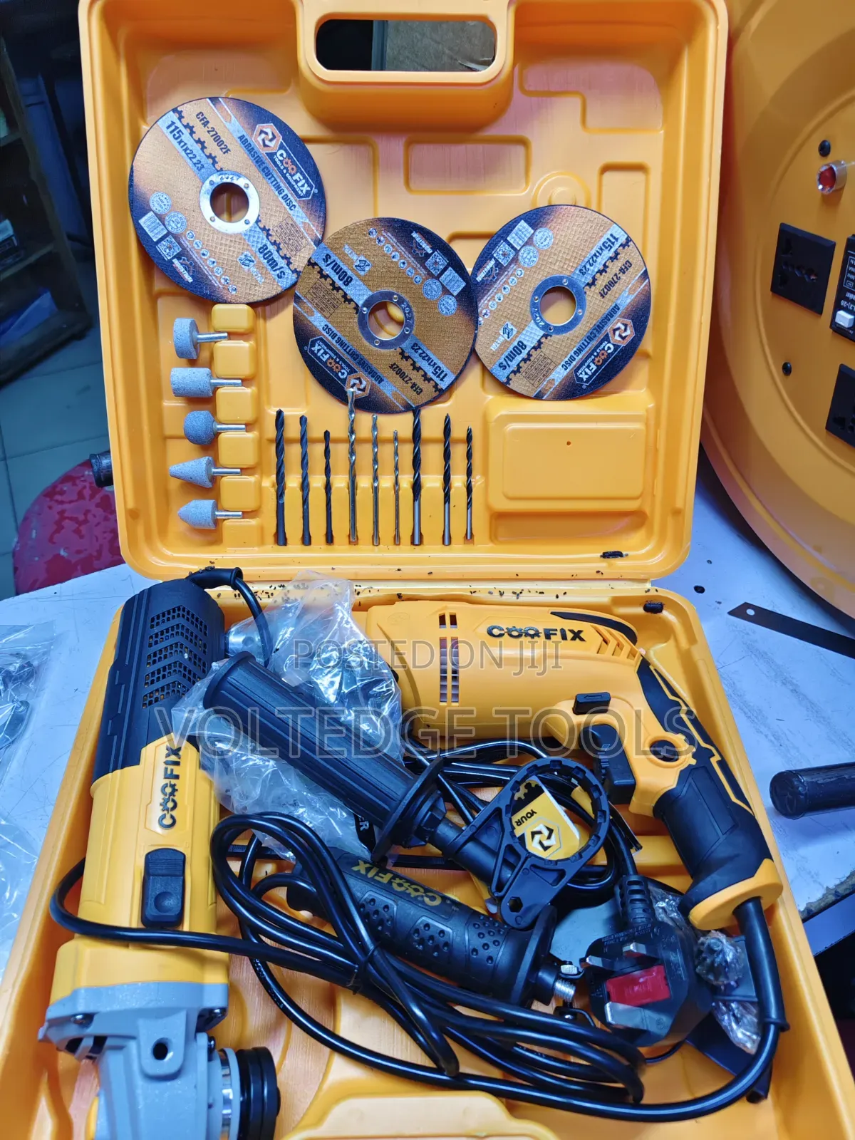 Coofix Combo Kit ( 4.5" Grinder + Impact Drill)