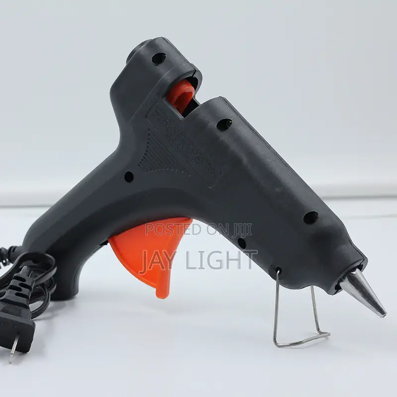 Black 60W Thermostatic Hot Melt Glue Gun With Switch