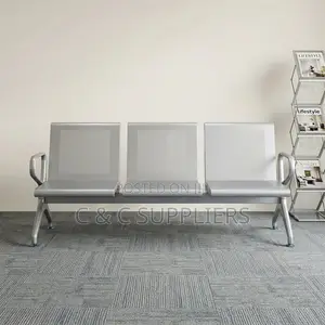 3-Seater Non Padded Bench With Armrest