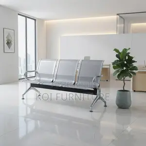 Office Benches; Three Seaters Mettalic Non Upholstered Bench
