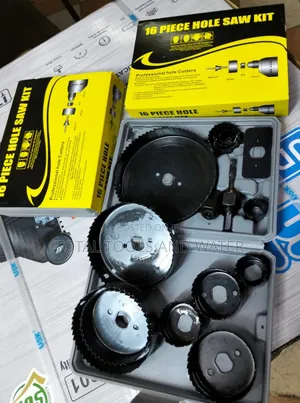 Hole Saw Set 16 in 1 PCS for Carpentry and Wood Interior Design
