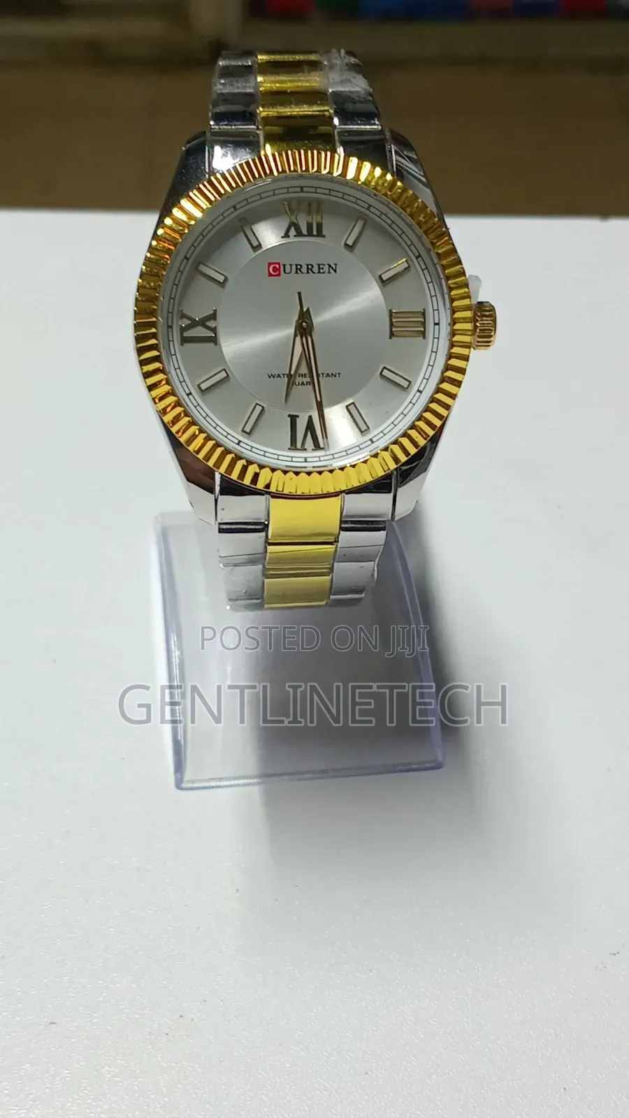 Curren Quartz Two-Tone Gold and Silver Watch
