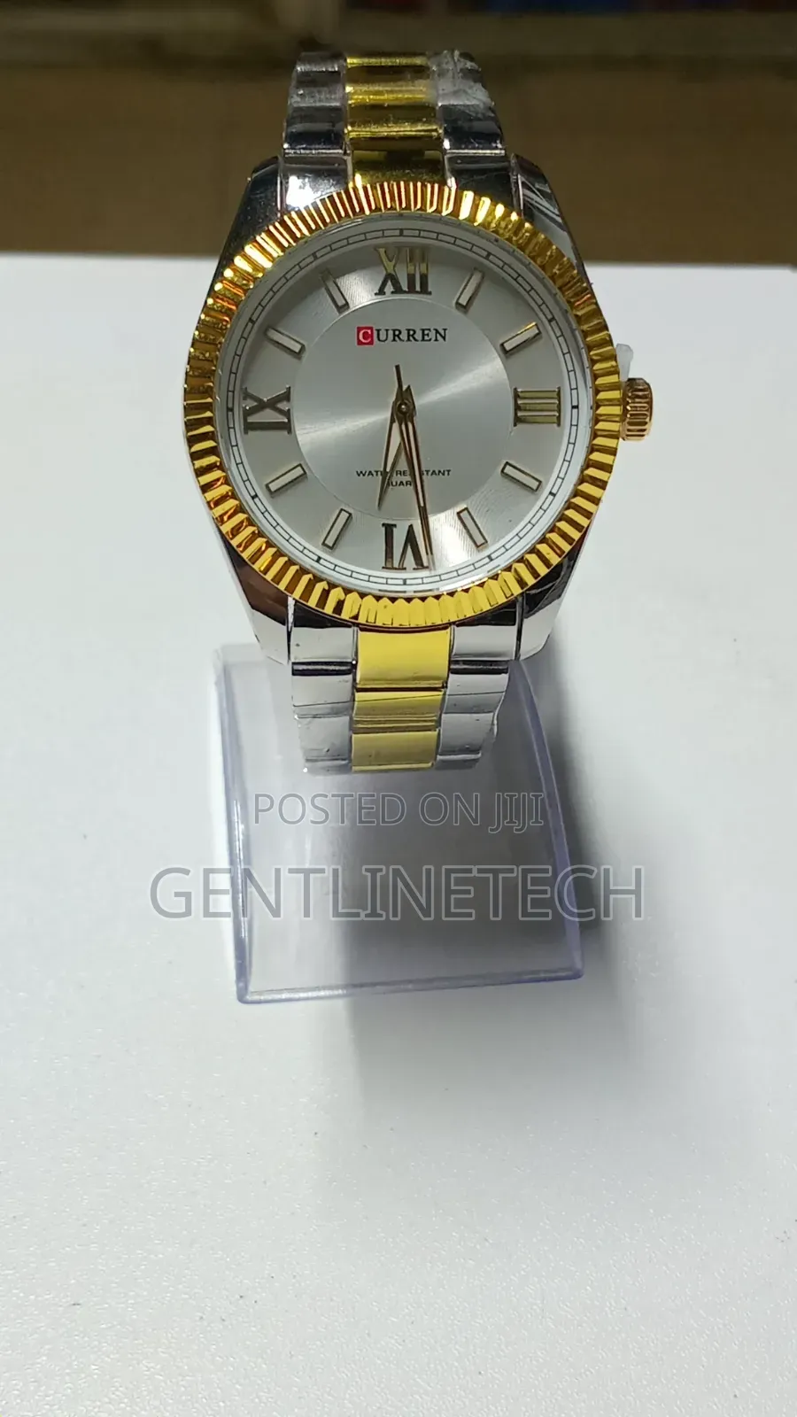 Curren Quartz Two-Tone Gold and Silver Watch