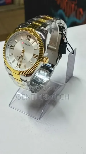Curren Quartz Two-Tone Gold and Silver Watch