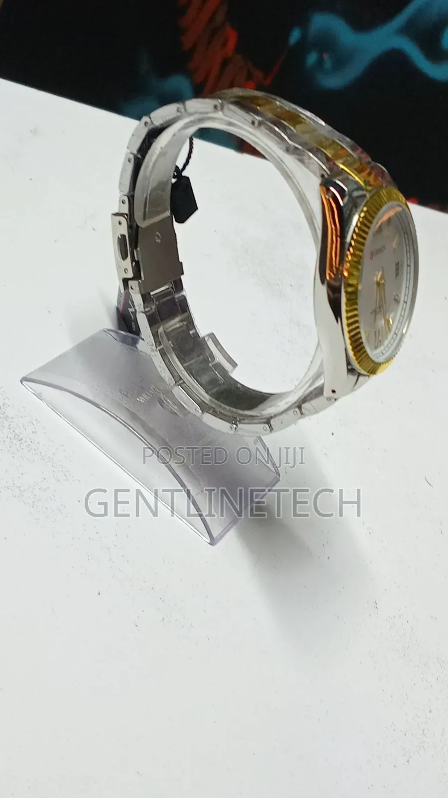 Curren Quartz Two-Tone Gold and Silver Watch