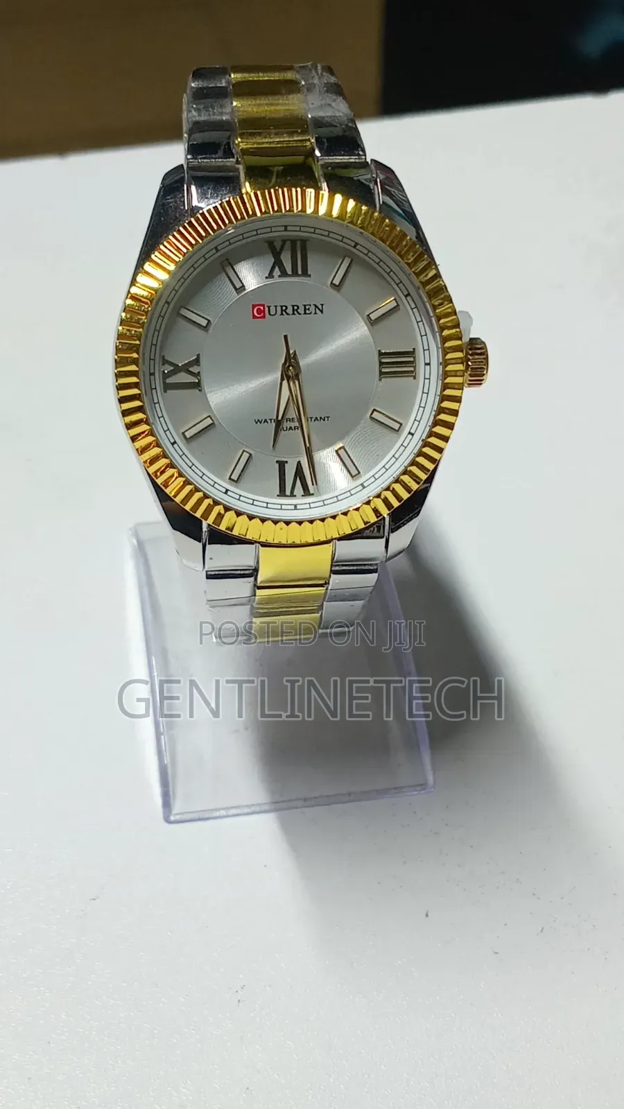 Curren Quartz Two-Tone Gold and Silver Watch