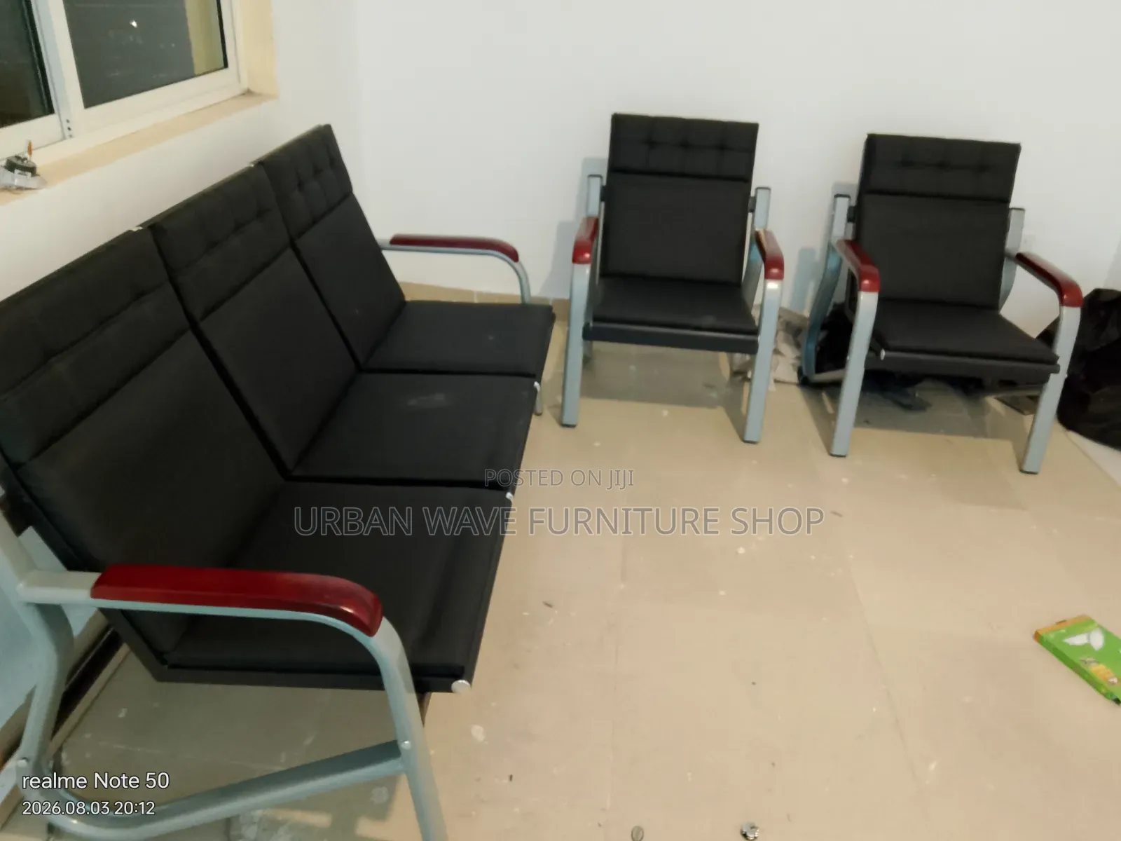 5 Seater Sofa Waiting Chair (Visitors Chair)