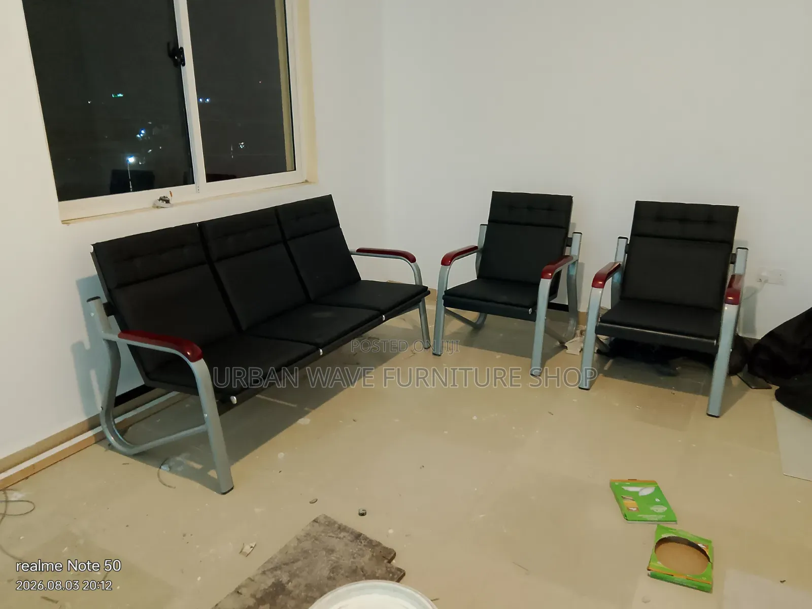 5 Seater Sofa Waiting Chair (Visitors Chair)