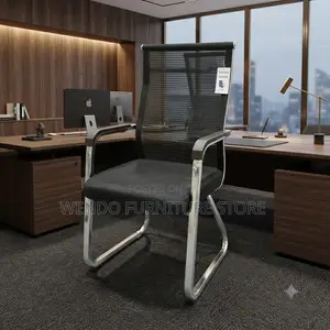 Office Chairs; Mid Mesh Backrest Visitors Seat