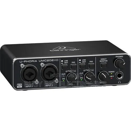 Behringer UMC202HD 2x2 Desktop USB Audio Interface