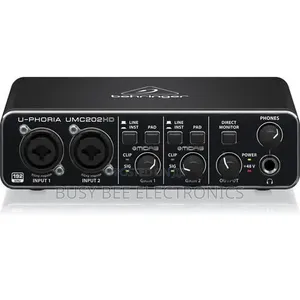 Behringer UMC202HD 2x2 Desktop USB Audio Interface