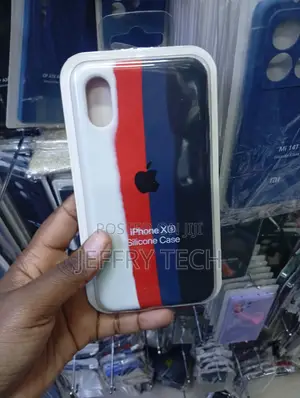 Vertical Stripe Silicone Case Custom-Tailored for the Apple iPhone XS