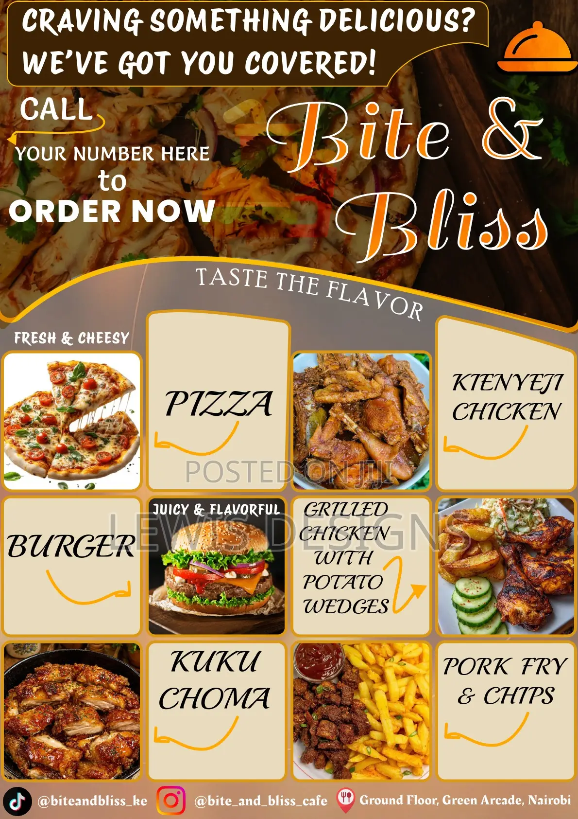 Professional Food Flyers and Restaurant Menu Designs