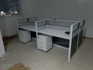 4 Way Office Workstation Desk