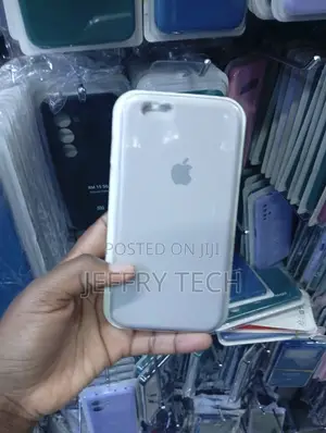 White Silicone Protective Back Case for Legacy Apple iPhone Models