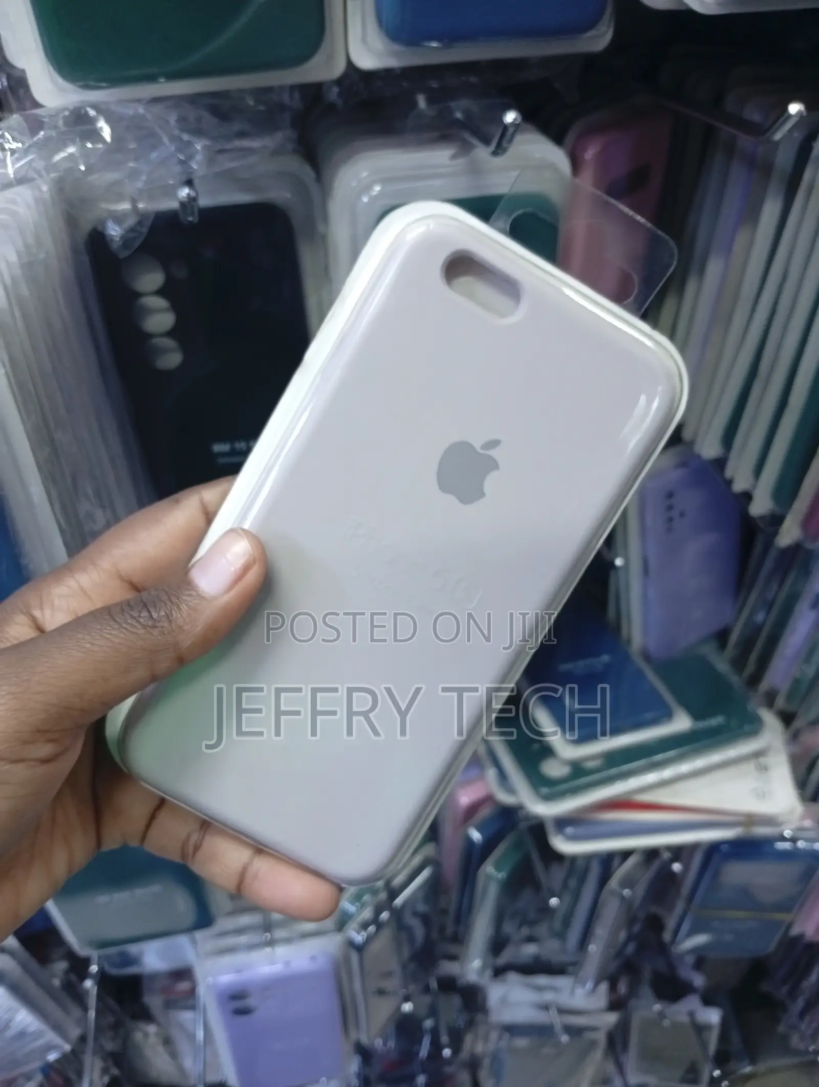 White Silicone Protective Back Case for Legacy Apple iPhone Models