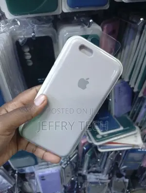 White Silicone Protective Back Case for Legacy Apple iPhone Models