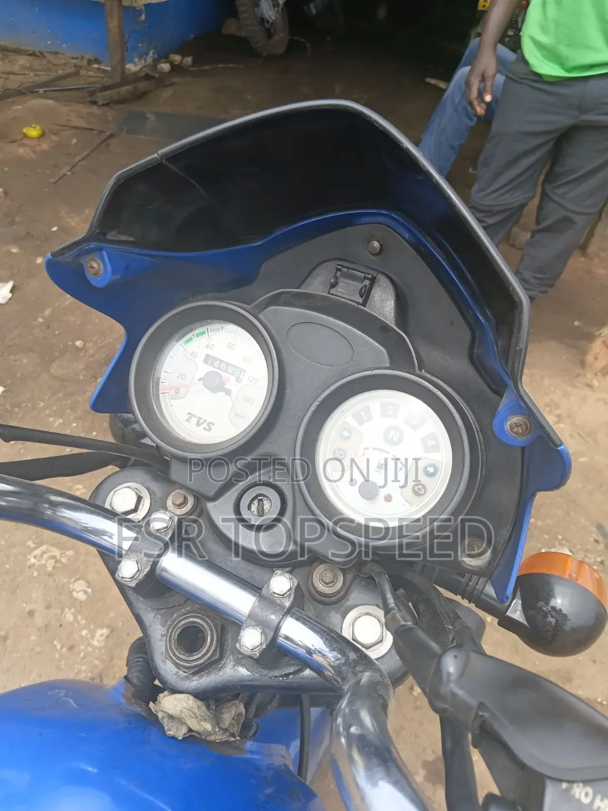 TVS HLX Plus ES 2022 Blue