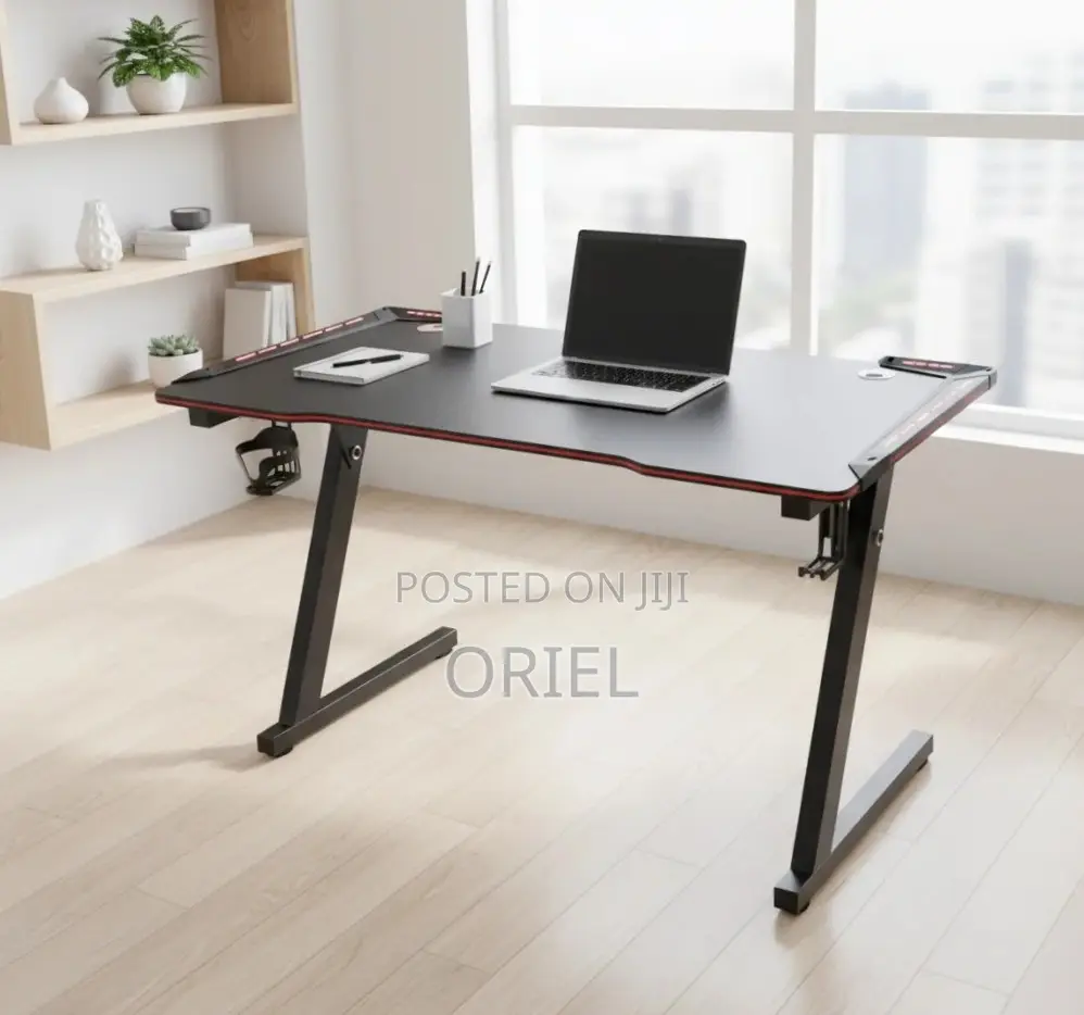 Office Desk : 1400mm Black Computer Desk