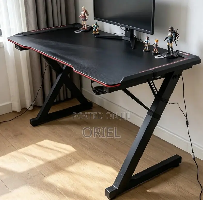 Office Desk : 1400mm Black Computer Desk