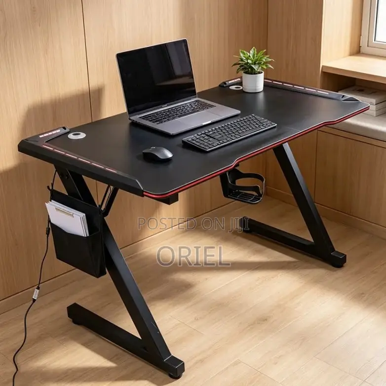 Office Desk : 1400mm Black Computer Desk