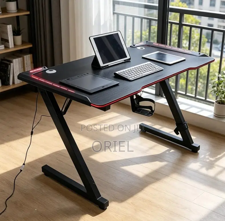 Office Desk : 1400mm Black Computer Desk