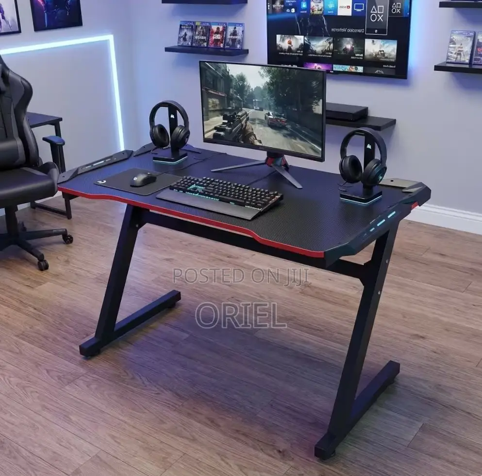 Office Desk : 1400mm Black Computer Desk
