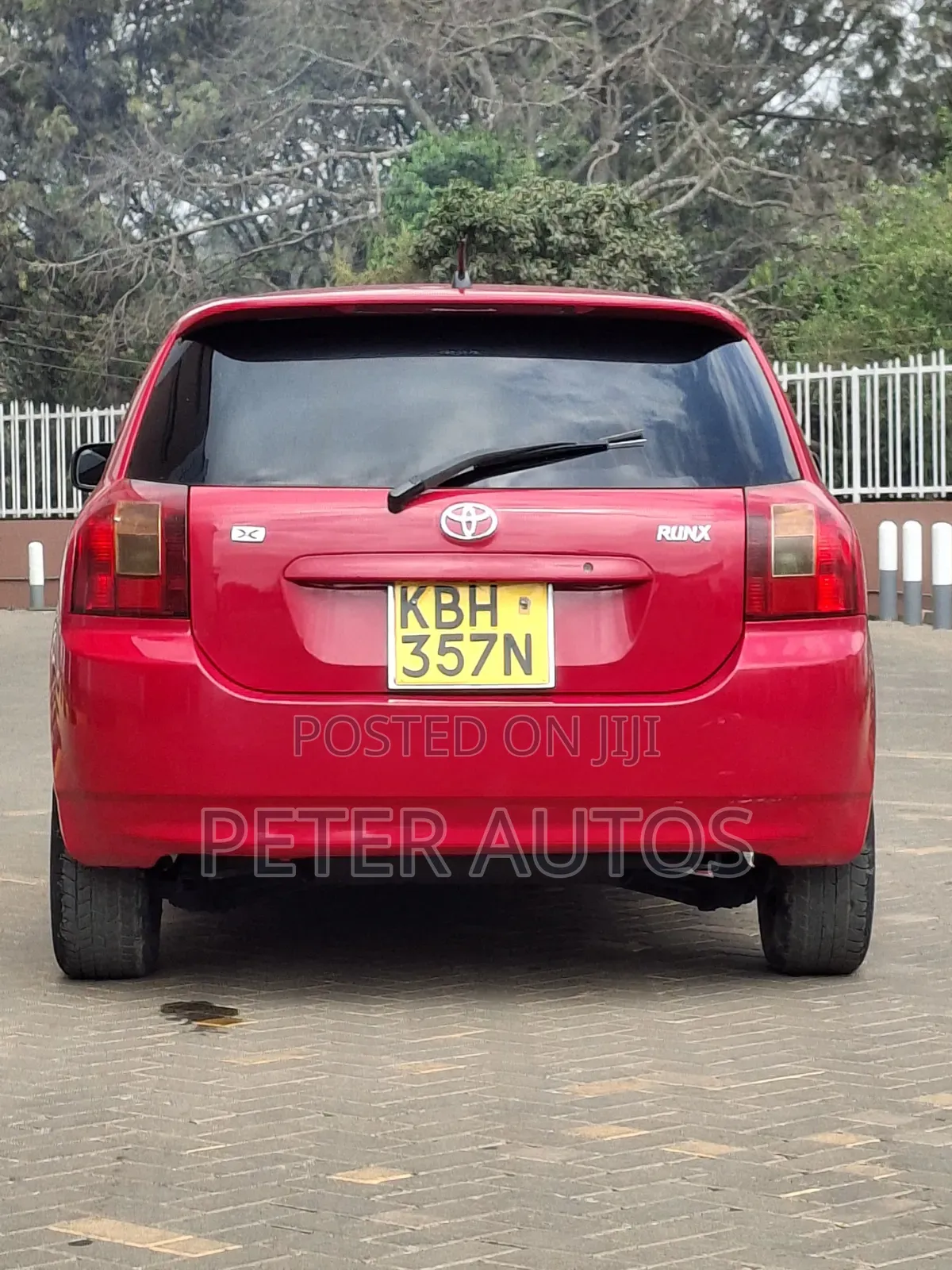 Toyota Corolla RunX 2003 Red