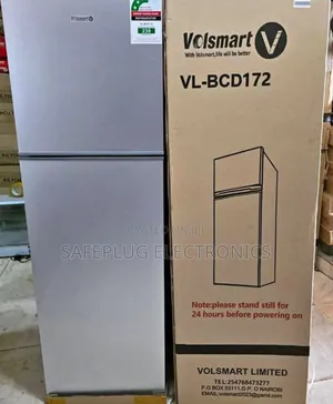 Volsmart 172L Refrigerator – Double Door Fridge Freezer