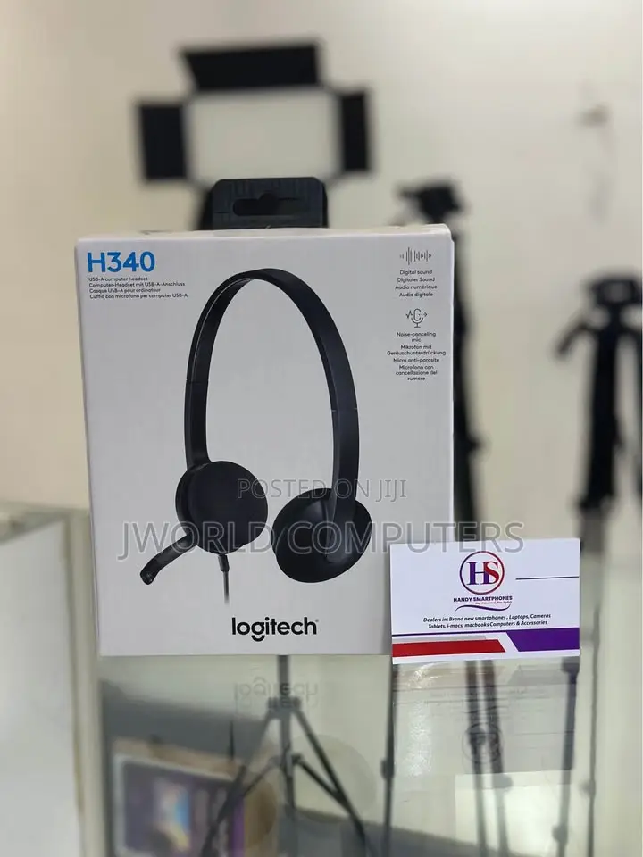 Logitech H340 USB-a Headset With Noise Cancelling Mic