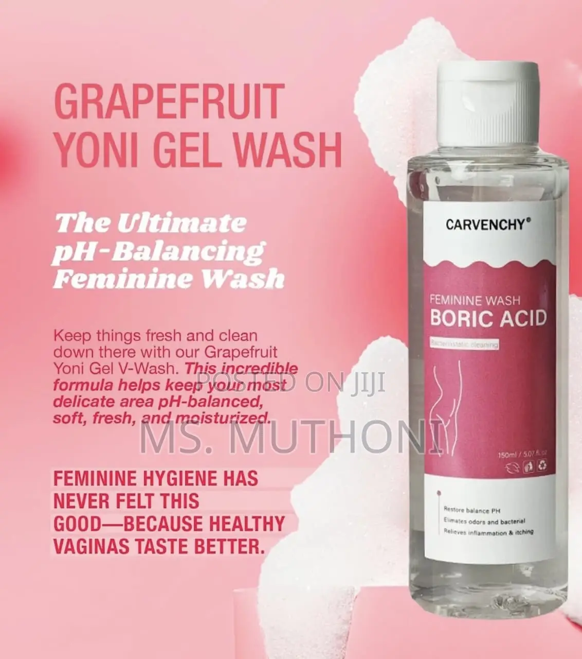 Grapefruit Yoni Gel Wash