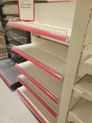 Premium Double-Sided Supermarket Gondola Shelves – New Stock